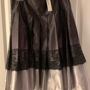 Black ombré lace skirt size 8